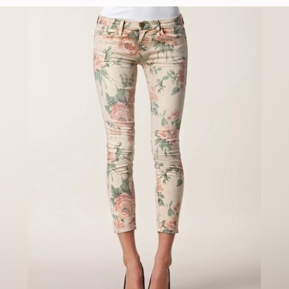 Current Elliot floral jeans sz 0/24